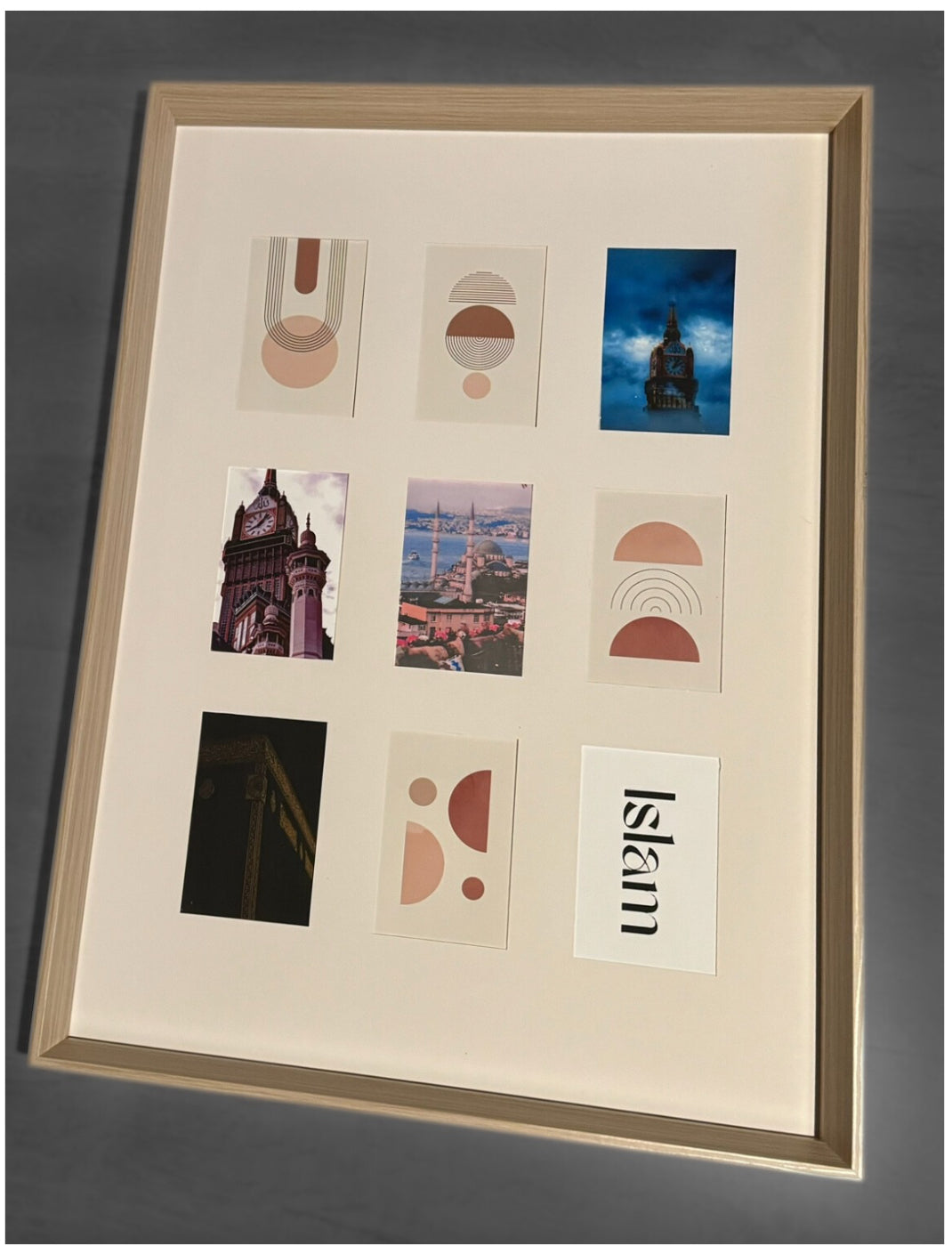 Islam Kollektion – 9er Bilderrahmen-Set
