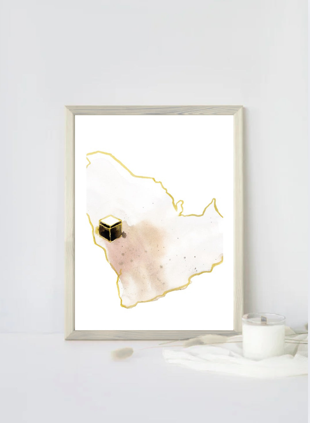 Halbinsel zeigt die Kaaba in Mekka.-Bild