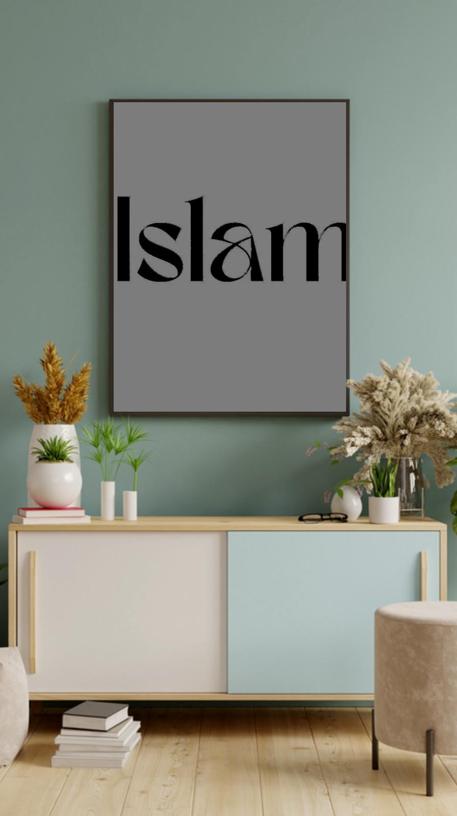 Islam Bild ( Schriftzug)